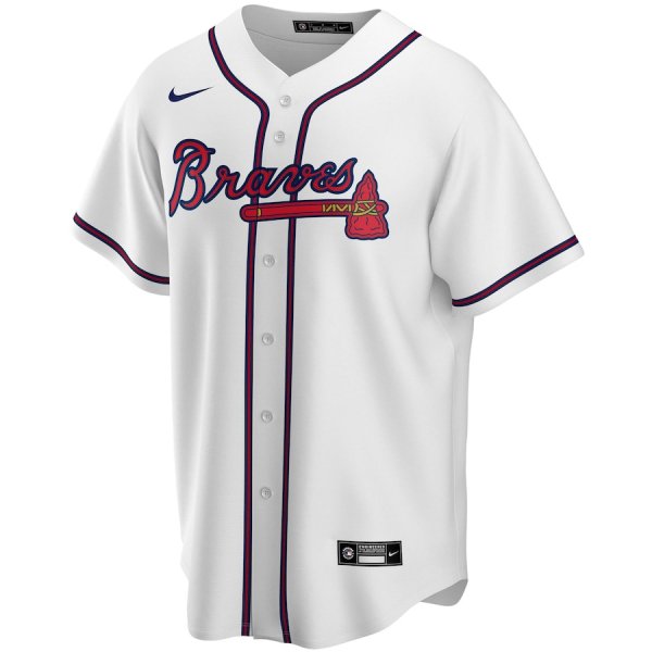 Youth Atlanta Braves Ronald Acu?a Jr. Nike White Alternate Replica Player Jersey