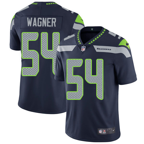 Nike Seattle Seahawks #54 Bobby Wagner Steel Blue Team Color Men's Stitched NFL Vapor Untouchable Limited Jersey