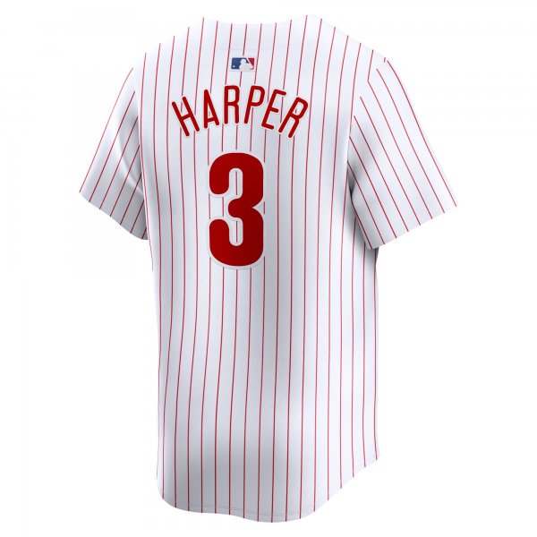 Men's Philadelphia Phillies Bryce Harper Nike White Home Limited Player Jersey