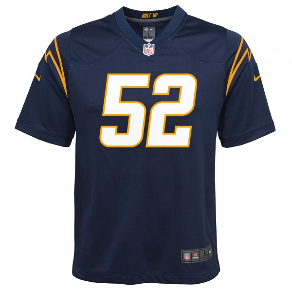 Youth Los Angeles Chargers Khalil Mack Nike Navy Game Jersey