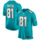 Men's Miami Dolphins Durham Smythe Nike Aqua Game Jersey