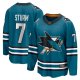 Men's San Jose Sharks Nico Sturm Fanatics Teal Home Breakaway Jersey