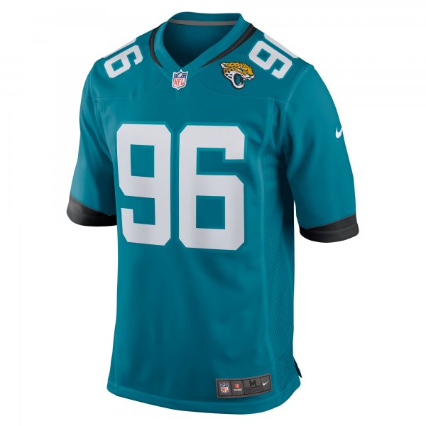 Men's Jacksonville Jaguars Adam Gotsis Nike Teal Game Jersey