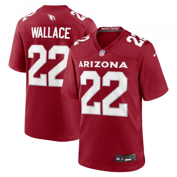 Men's Arizona Cardinals K'Von Wallace Nike  Cardinal Team Game Jersey