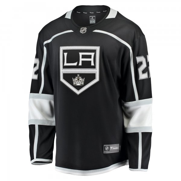 Men's Los Angeles Kings Trevor Lewis Fanatics Black Home Breakaway Jersey