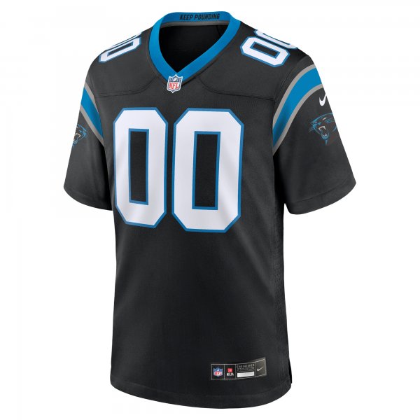 Men's Carolina Panthers Nike Black Custom Game Jersey