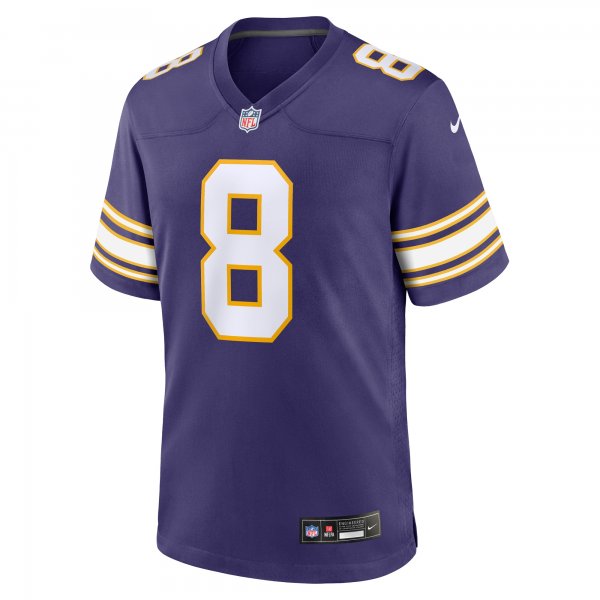 Men's Minnesota Vikings Kirk Cousins Nike Purple Classic Player Game Jersey