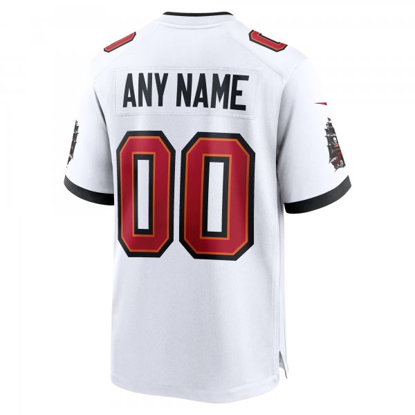 Men's Nike Tampa Bay Buccaneers White Custom Game Jersey