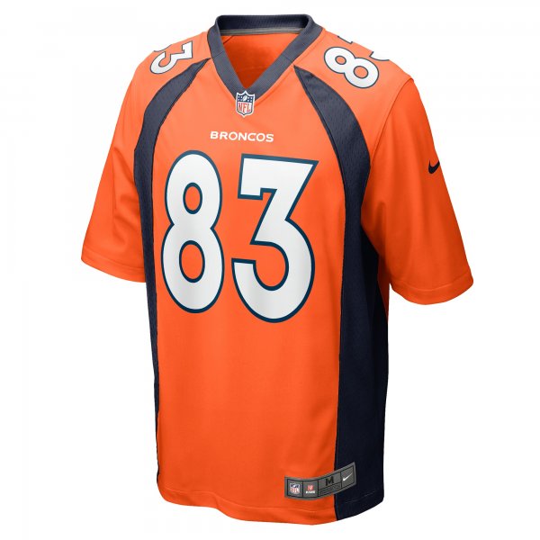 Men's Denver Broncos Michael Bandy Nike  Orange Team Game Jersey