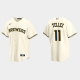 Men's Milwaukee Brewers #11 Rowdy Tellez Home Cream MLB Jersey