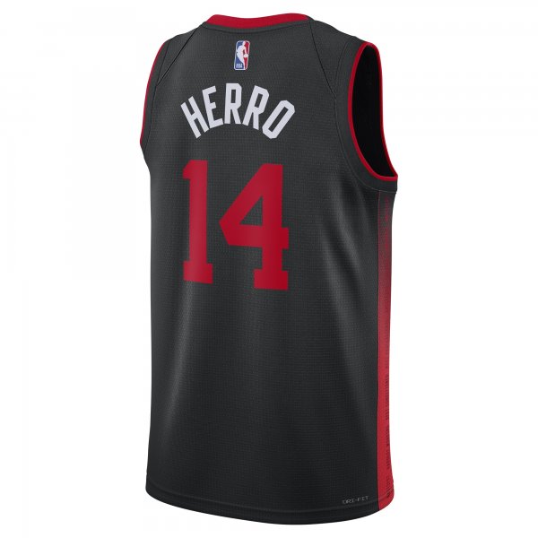 Unisex Miami Heat Tyler Herro Nike Black 2023/24 Swingman Jersey - City Edition