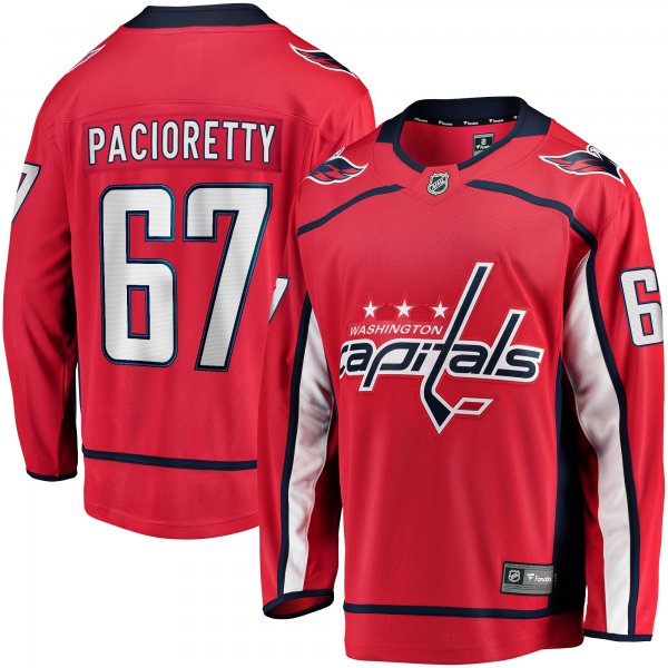 Men's Washington Capitals Max Pacioretty Fanatics Red Home Breakaway Player Jersey