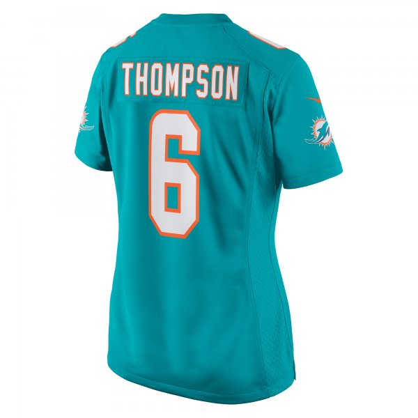 Women's Miami Dolphins Skylar Thompson Nike  Aqua Team Game Jersey