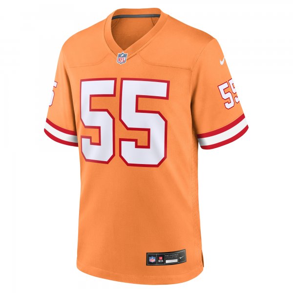 Men's Tampa Bay Buccaneers Derrick Brooks Nike Orange Throwback Game Jersey