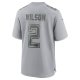 Men's New York Jets Zach Wilson Nike Gray Atmosphere Fashion Game Jersey