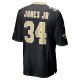 Men's New Orleans Saints Tony Jones Jr. Nike Black Player Game Jersey