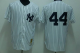 Mitchell and Ness New York Yankees #44 Reggie Jackson Stitched White Throwback MLB Jersey