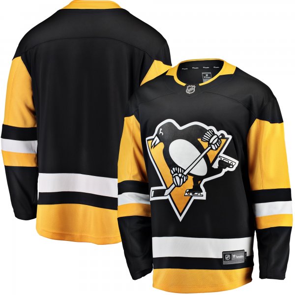 Men's Pittsburgh Penguins Fanatics Black Breakaway Home Jersey