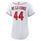 Women's Cincinnati Reds Elly De La Cruz Nike White Home Replica Jersey