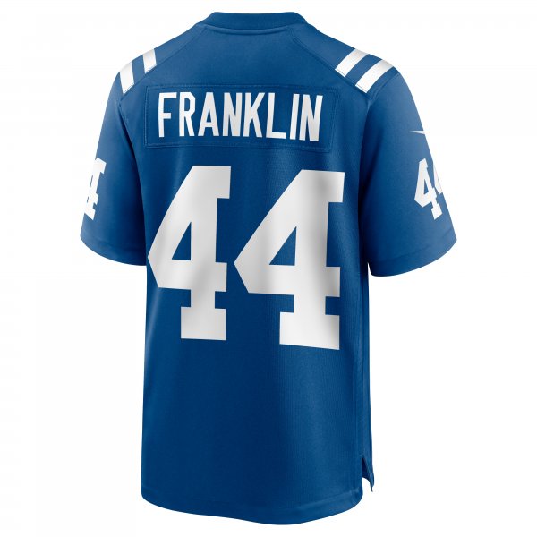 Men's Indianapolis Colts Zaire Franklin Nike Royal Game Jersey