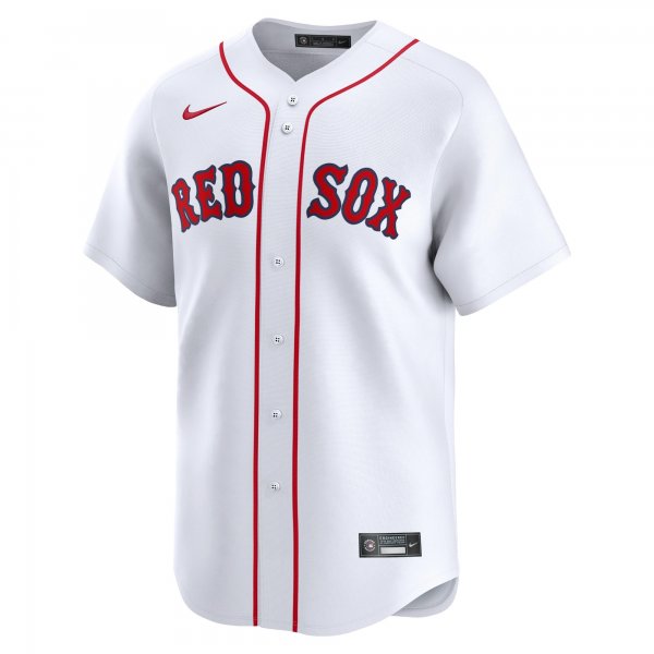 Men's Boston Red Sox Carlton Fisk Nike White Home Limited Player Jersey