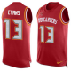 Nike Tampa Bay Buccaneers #13 Mike Evans Red Team Color Men's Stitched NFL Limited Tank Top Jersey