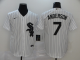 Men's Chicago White Sox #7 Tim Anderson White Stitched MLB Cool Base Nike Jersey