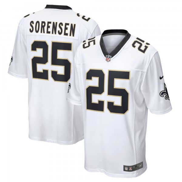 Men's New Orleans Saints Daniel Sorensen Nike White Player Game Jersey