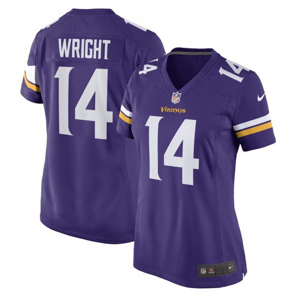 Women's Minnesota Vikings Ryan Wright Nike Purple Game Player Jersey