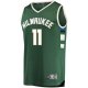 Men's Milwaukee Bucks Brook Lopez Fanatics Green Fast Break Replica Player Jersey - Icon Edition