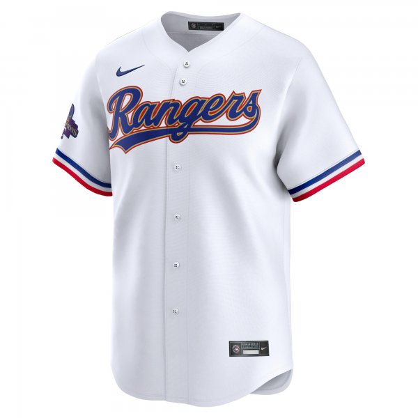 Men's Texas Rangers Josh Jung Nike White 2024 Gold Collection Limited Player Jersey