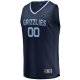 Youth Memphis Grizzlies Fanatics Navy Fast Break Custom Replica Jersey - Icon Edition