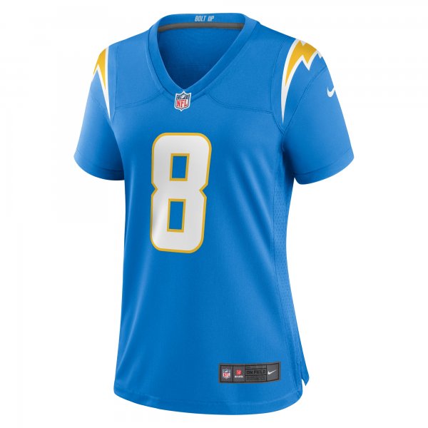 Women's Los Angeles Chargers Max Duggan Nike Powder Blue Team Game Jersey