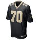 Men's New Orleans Saints Trevor Penning Nike Black Player Game Jersey