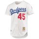 Men's Los Angeles Dodgers Pedro Martinez Mitchell & Ness White 1993 Cooperstown Collection Home Jersey