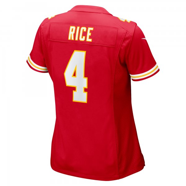 Women's Kansas City Chiefs Rashee Rice Nike  Red  Game Jersey