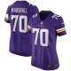 Women's Minnesota Vikings Jim Marshall Nike Purple Game Retired Player Jersey