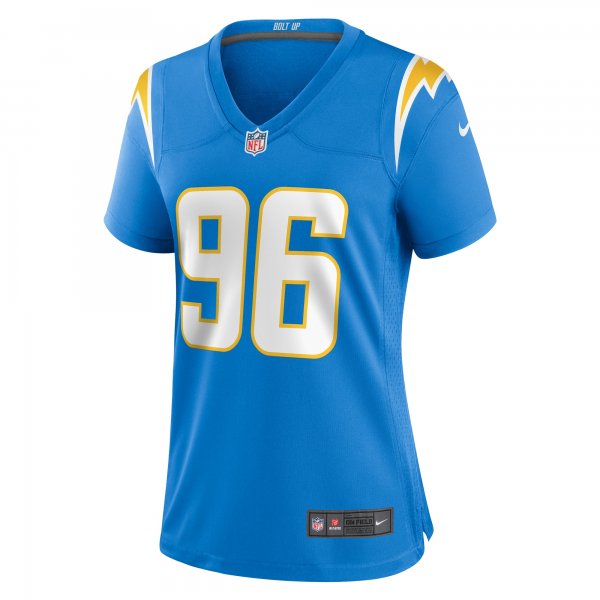 Women's Los Angeles Chargers Christian Covington Nike  Powder Blue Team Game Jersey