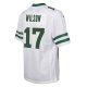 Youth New York Jets Garrett Wilson Nike Legacy White Game Jersey