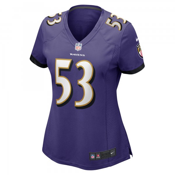 Women's Baltimore Ravens Del'Shawn Phillips Nike Purple Game Player Jersey