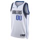 Unisex Dallas Mavericks Nike White Swingman Custom Jersey - Association Edition