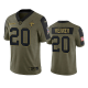 New Orleans Saints Pete Werner Olive 2021 Salute To Service Men's Limited NFL Jersey