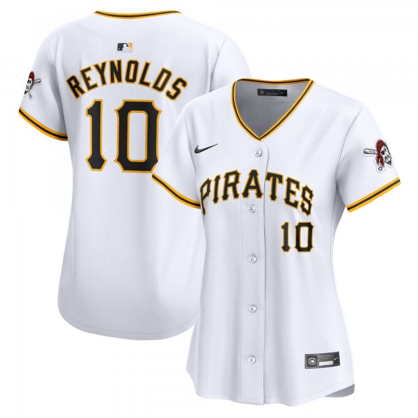 Women's Pittsburgh Pirates Bryan Reynolds Nike White Home Limited Player Jersey