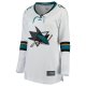 Women's San Jose Sharks Fanatics White Away Breakaway Jersey