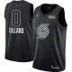 Men's Jordan Brand Portland Trail Blazers #0 Damian Lillard Black Swingman 2018 All-Star Game NBA Jersey