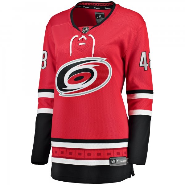 Women's Carolina Hurricanes Jordan Martinook Fanatics Red Alternate Breakaway Player Jersey