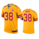 Men's Nike Kansas City Chiefs #38 L'Jarius Sneed Gold Inverted Legend Jersey