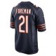 Men's Chicago Bears D'Onta Foreman Nike Navy Game Jersey