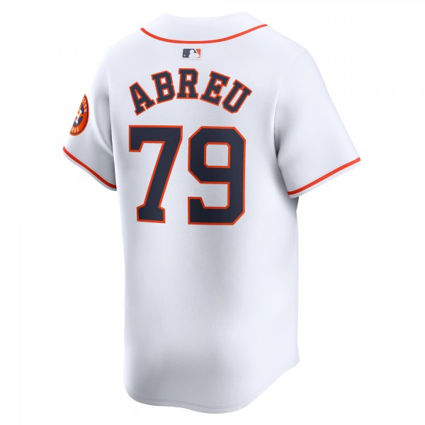 Men's Houston Astros Jose Abreu Nike White Home Limited Player Jersey