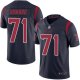 Houston Texans #71 Tytus Howard Navy Blue Men's Stitched Nike NFL Limited Rush Jersey